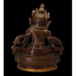 KUBERA STATUA IN BRONZO TIBET NEPAL DIO DELLA RICCHEZZA WWW.COSMETICSDIVISION.COM