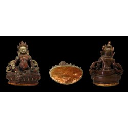 KUBERA STATUA IN BRONZO TIBET NEPAL DIO DELLA RICCHEZZA WWW.COSMETICSDIVISION.COM