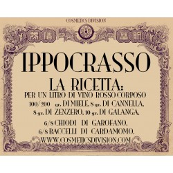 IPPOCRASSO - GALANGA - RICETTA ORIGINALE IPPOCRASSO - IPPOCRATE - WWW.COSMETICSDIVISION.COM - PREZZO