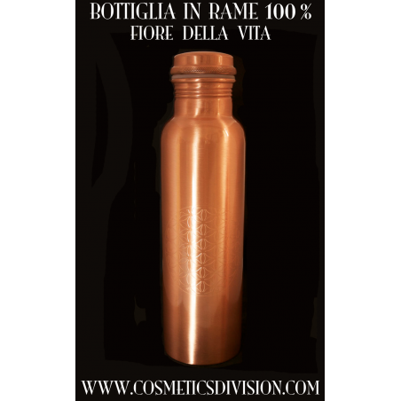 RAJRANG Borraccia in rame puro, 963,9 g, a prova di perdite, design ayurvedico, brocca per